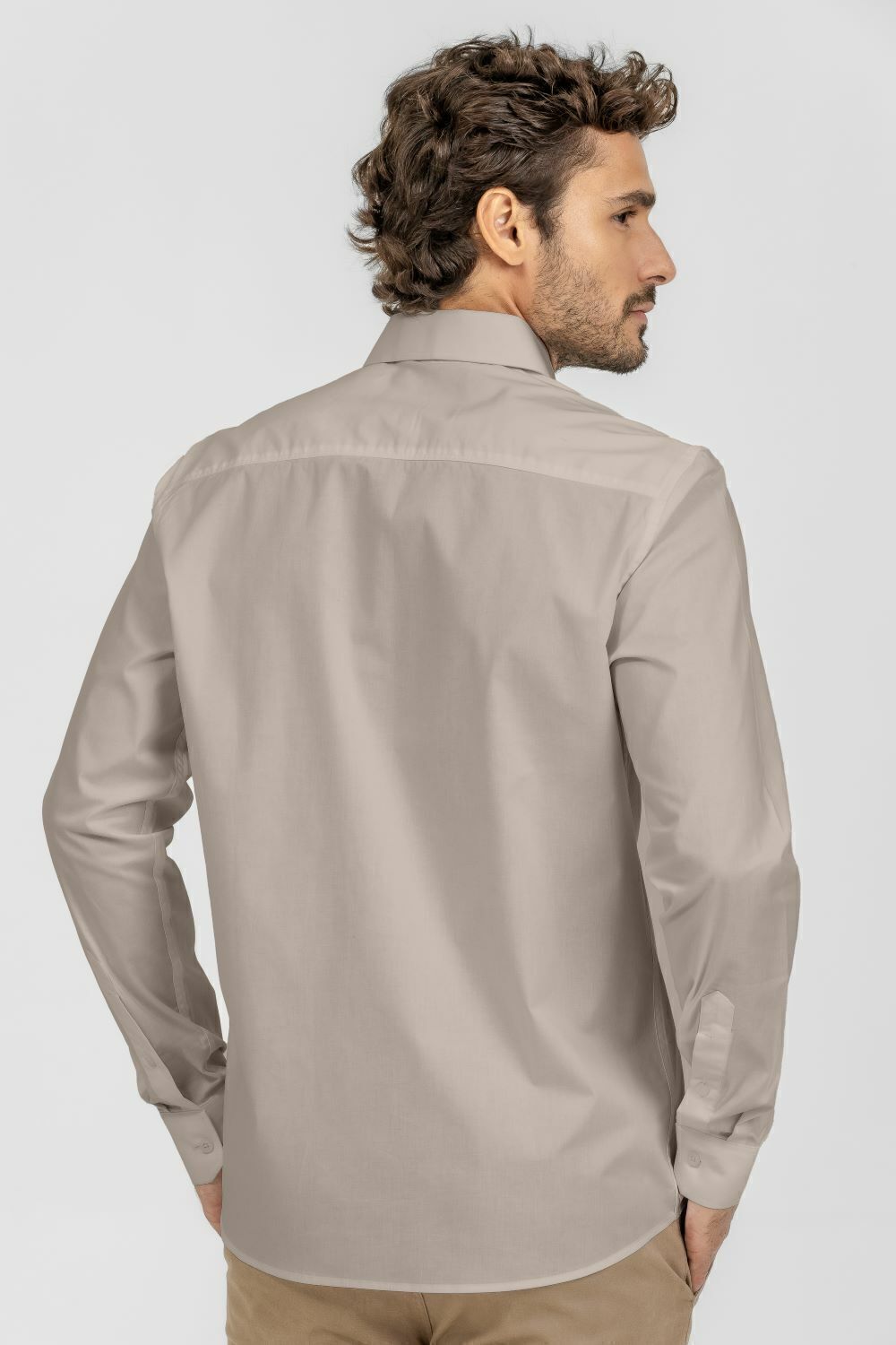 Camisa Social Slim Manga Longa C/Elastano King&Joe