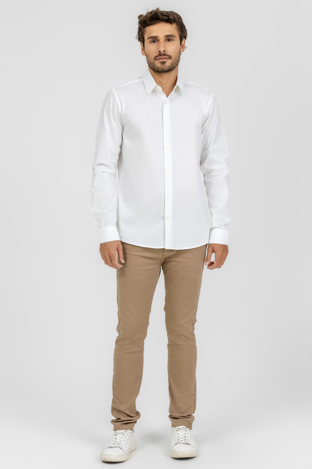 Camisa Social Slim Manga Longa C/Elastano King&Joe