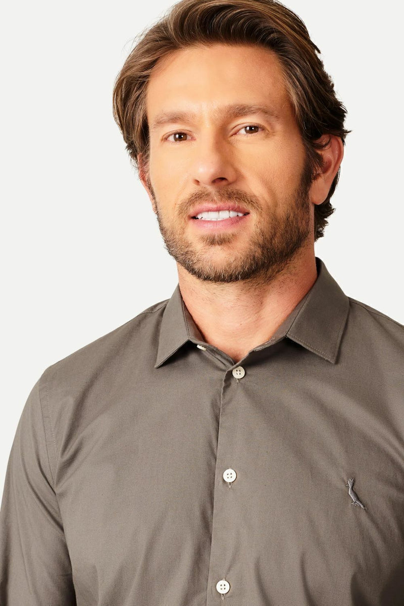 Camisa Reserva M/L Enxuto C/Elastano