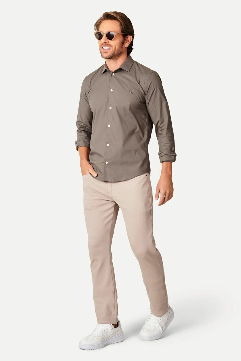 Camisa Reserva M/L Enxuto C/Elastano