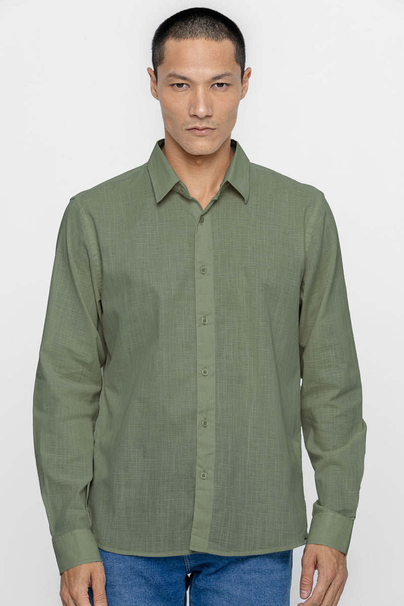 Camisa Casual Manga Longa