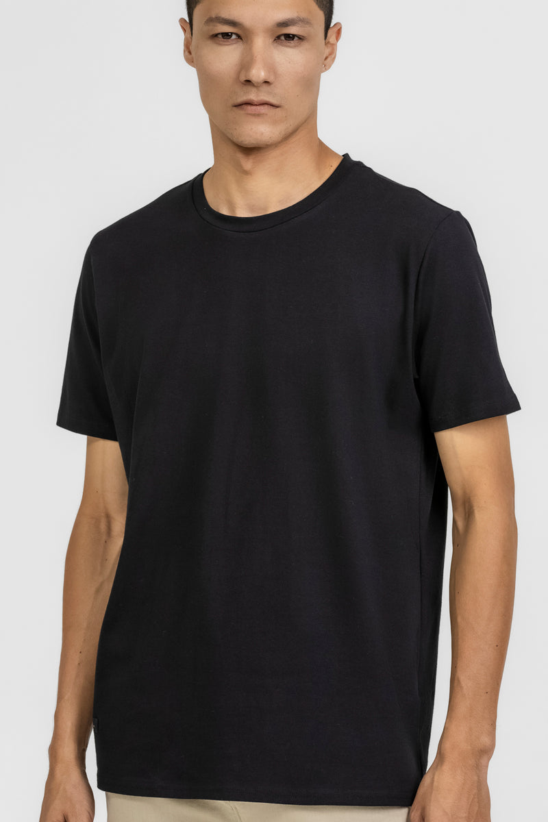 CAMISETA FIO EGIPCIO FLEX K&J BLACK