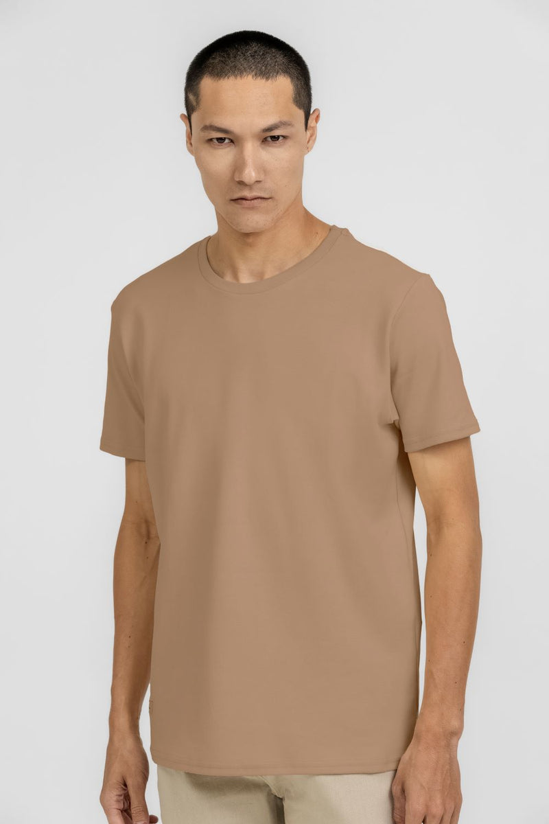 CAMISETA FIO EGÍPICIO SUEDINE K&J BLACK