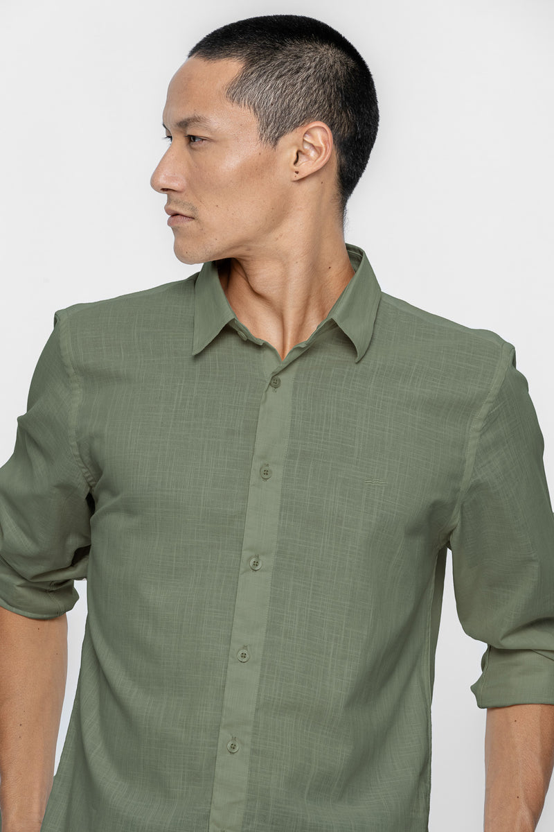 Camisa Casual Manga Longa