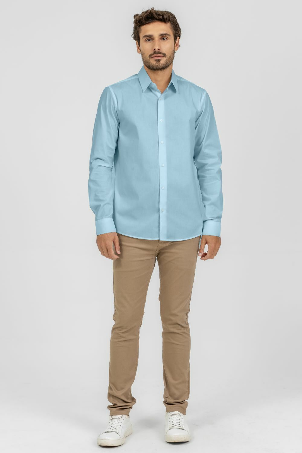 Camisa Social Slim Manga Longa C/Elastano King&Joe