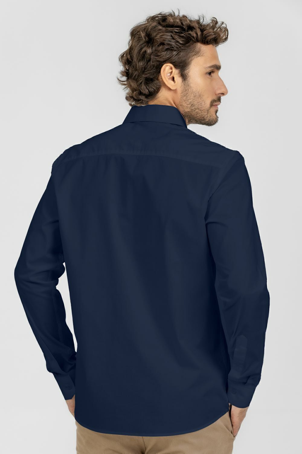 Camisa Social Slim Manga Longa C/Elastano King&Joe