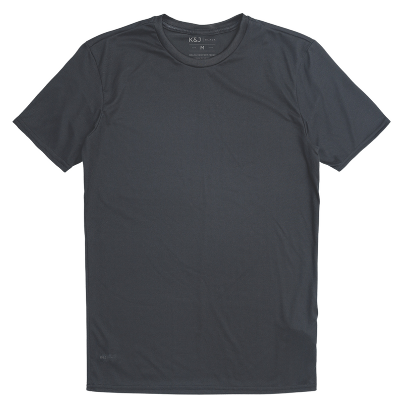 CAMISETA LISA ANTI-ODOR K&J BLACK
