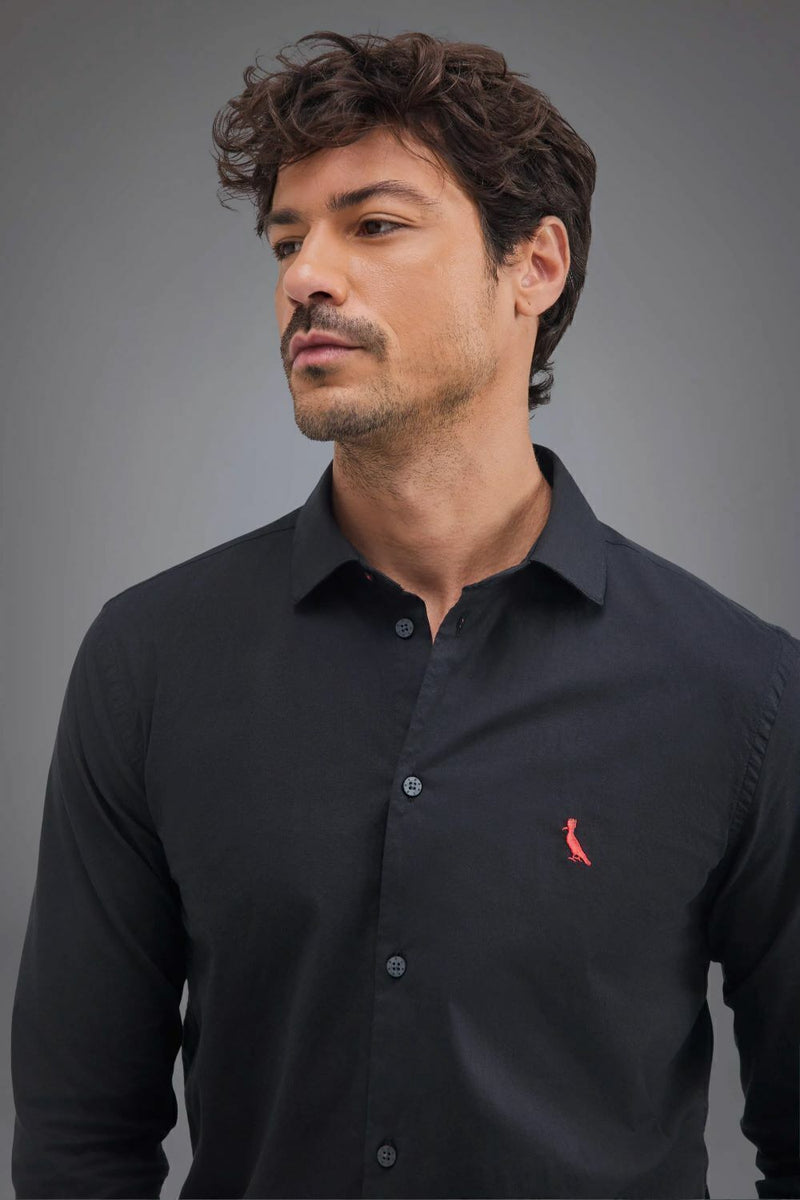 Camisa Reserva M/L Enxuto C/Elastano