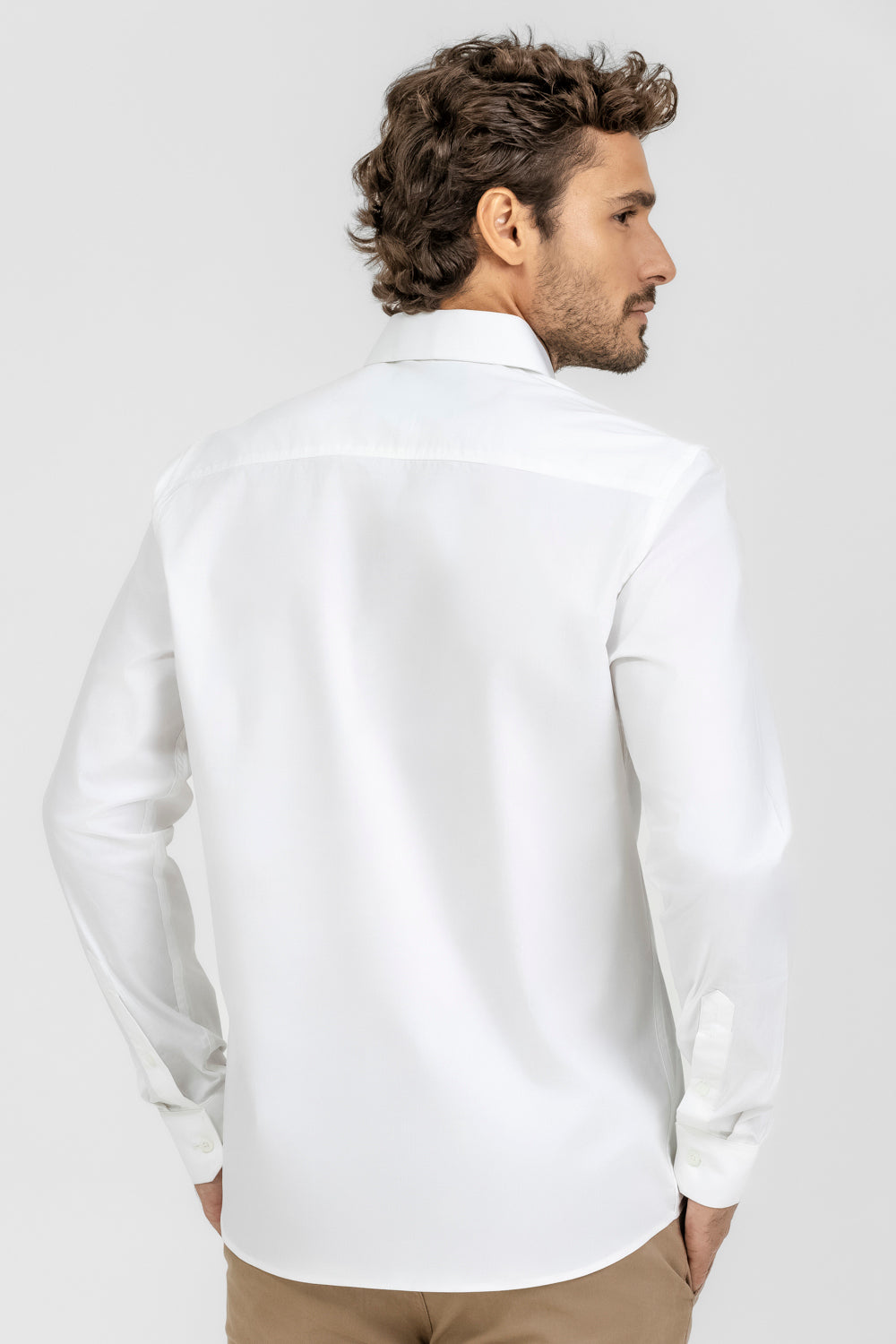 Camisa Social Slim Manga Longa C/Elastano King&Joe