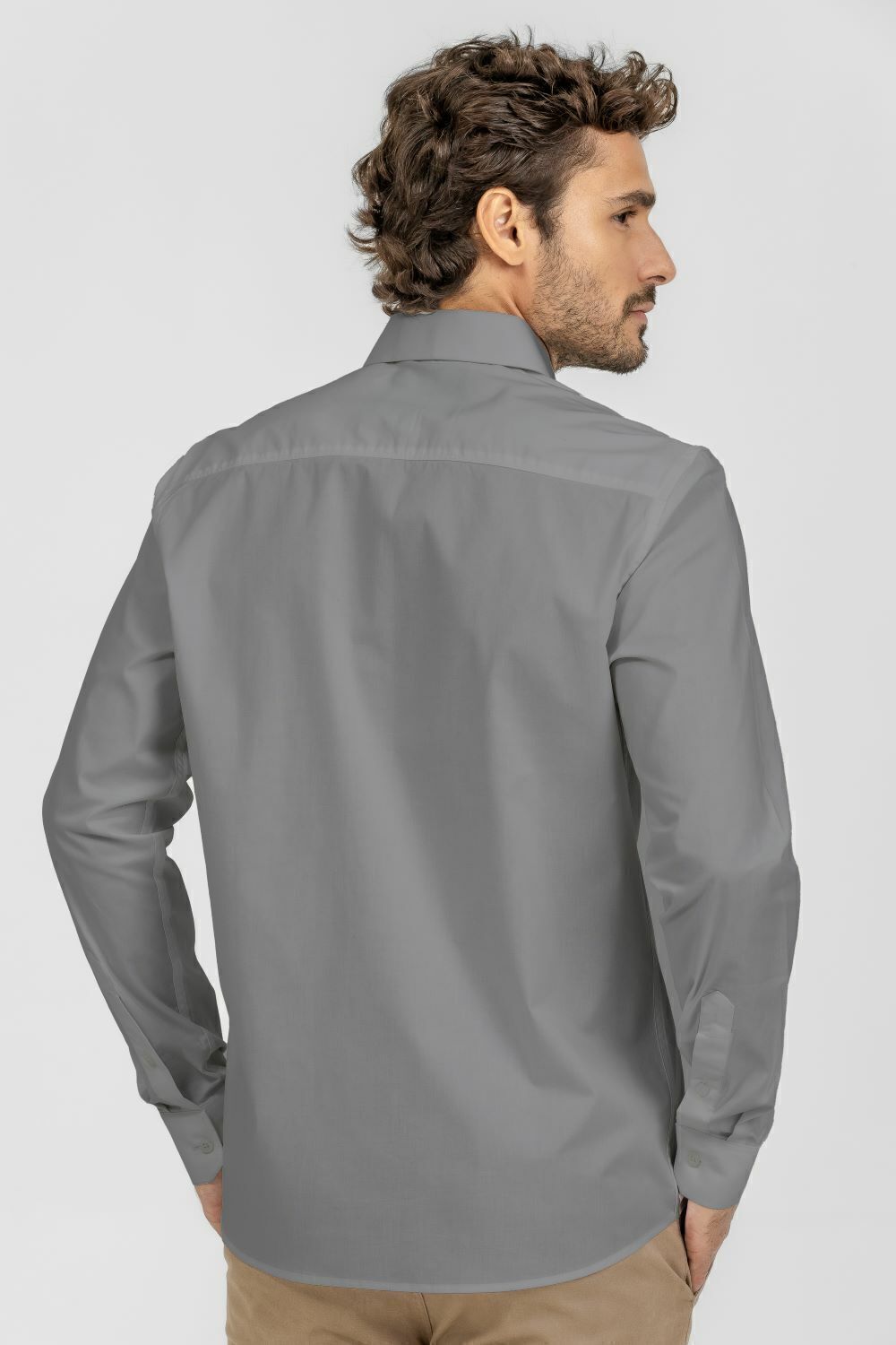 Camisa Social Slim Manga Longa C/Elastano King&Joe